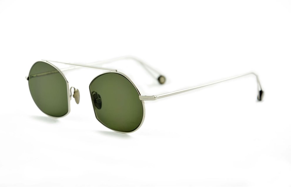 【美品】AHLEM “Place des Victories” サングラス Ahlem | Place des Victoires in White Gold Sunglasses